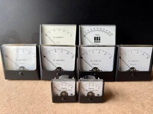 Lote de 8 unidades de equipo de prueba vintage Simpson Meter - Imagen 1 de 22