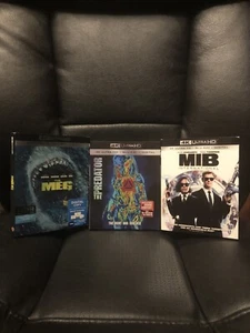 MIB International, Meg, The Predator 4k Slipcovers ONLY Rare OOP - Picture 1 of 7