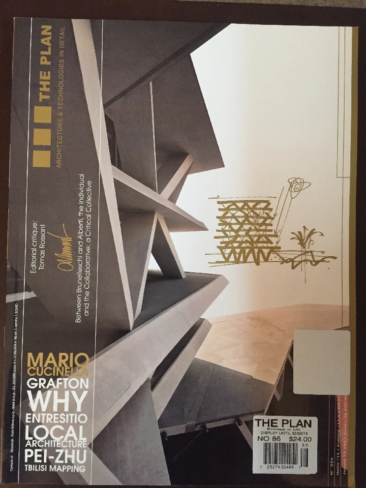 The Plan Mario Cucinella Local Architecture Technology Detail #86 FREE SHIPPING - Image 1 of 1