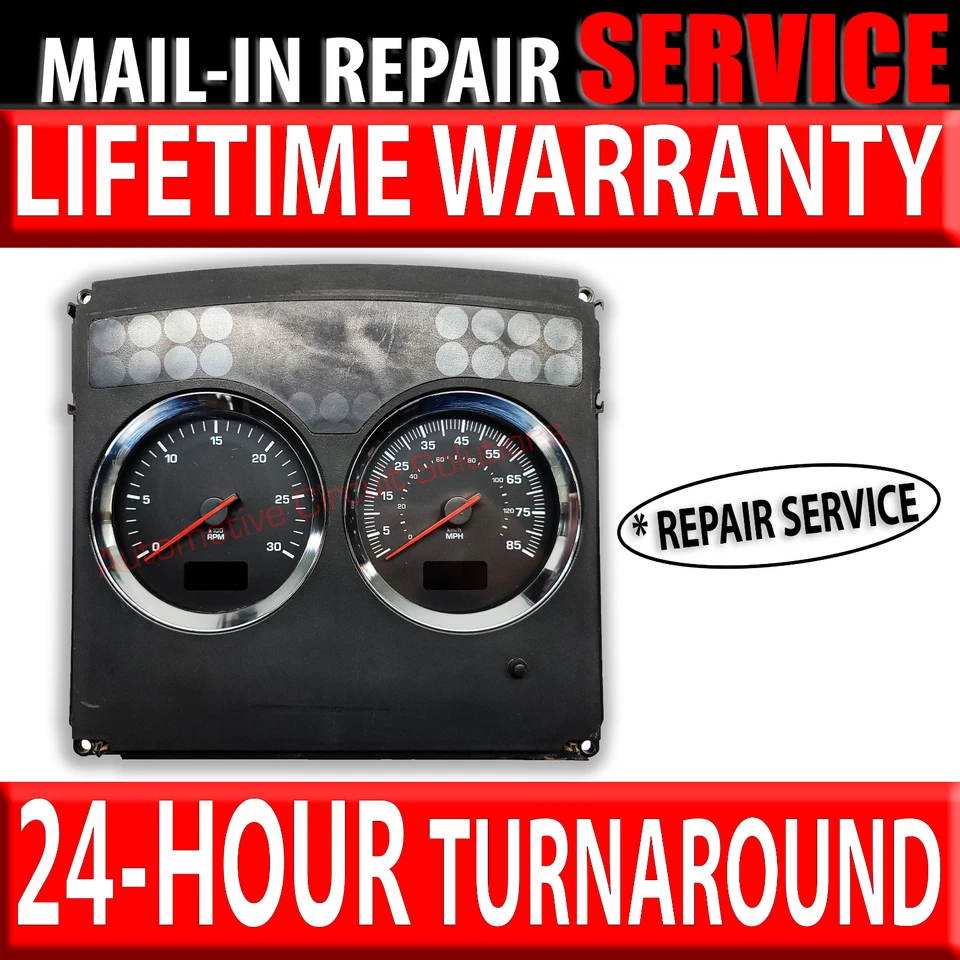 05-17 Kenworth W900 T800 T600 painel medidor de velocímetro *carrilhão* [SERVIÇO DE REPARO] - Imagem 1 de 4
