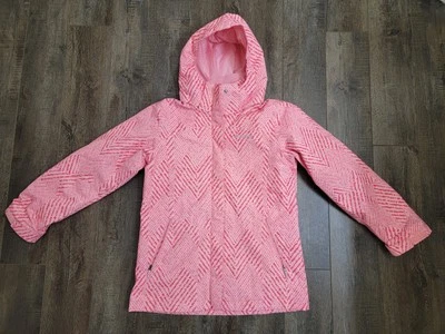 Chaqueta Columbia Bugaboo II Para Mujer Talla Pequeña Rosa Estampado Omni Tech Y2K Esquí Foto 1 de 4