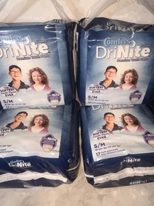 Comfees DriNite Youth Pants (17 In One Package) 38-65+ Ibs (4 PACKS ) - Picture 1 of 2
