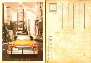 Postal - NY Taxi No.1 - TIME SQUARES - Imagen 1 de 1