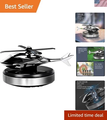 Difusor de helicóptero de lujo - Ambientador de aire giratorio solar para interiores elegantes Foto 1 de 4