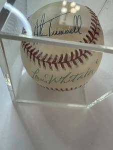 Lou Whitaker & Allan Trammell - Detroit Tigers Signed MLB Baseball - See Pics!! - Picture 1 of 10