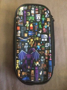 NINTENDO DS - Black Soft Minecraft Carry Case for Console & Games & accessories - Picture 1 of 4