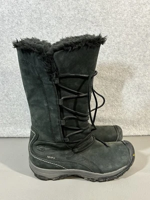 Keen Brighton High Womens 7M Warm Faux Fur Lined 200g Grey Winter Snow Boots - Image 1 of 4