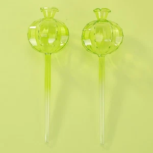 2pcs Practical Bonsai Plant Watering Globe Clear Glass Watering Device Cute - Picture 1 of 12