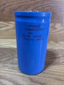 Sprague Powerlytic 36D 9545L92 Capacitor 7800 UF 150VDC - Picture 1 of 6