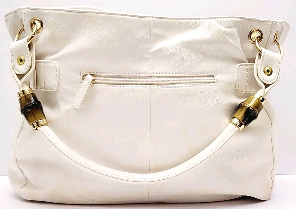 APT. 9 Bolso/Cartera de Hombro Blanco para Mujer, 16"x10"x5", HB13334, Nuevo con Etiquetas, Blanco Foto 1 de 4