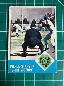 1963 TOPPS BASEBALL #147 WORLD SERIES GAME #6 - Picture 1 of 2
