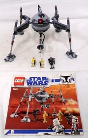 2008 Lego Star Wars 7681 Separatist Spider Droid Set With Instructions