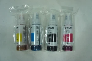 Original NEU & VERSIEGELT Epson 522 Tintenflaschen, 4ct - Bild 1 von 3