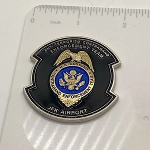 JFK Airport Challenge Coin CBP Field Ops CET Anti-Terrorism Collectible Coin LE - Bild 1 von 10
