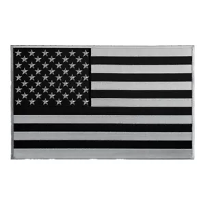 American Flag Grey Subdued Patch, U.S. Flag Patches - Picture 1 of 5