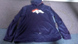 Nike Denver Broncos Dri-Fit Hoodie Herren Medium On Field Navy Blau XL - Bild 1 von 3