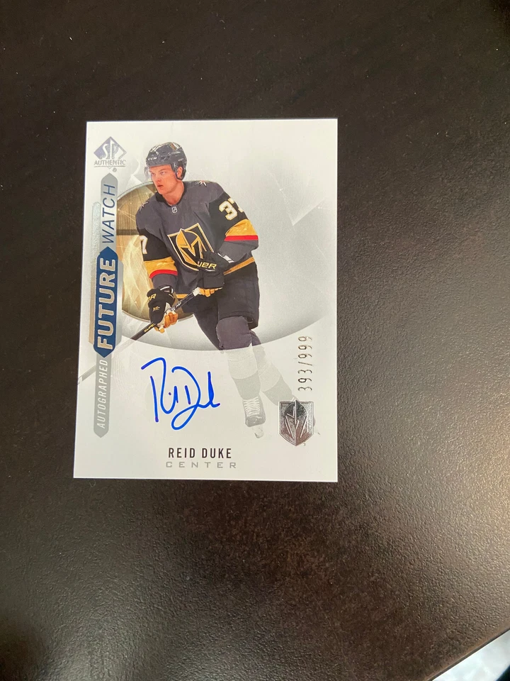 2020-21 SP Authentic Auto Future Watch /999 Reid Duke #222 Rookie Auto RC - Image 1 of 2