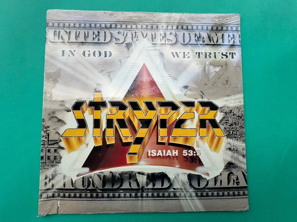 STRYPER In God We Trust 1988 LP GLAM/HAIR METAL CHRISTIAN HARD ROCK RARE, SEALED - Image 1 of 4