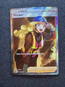 Worker - 195/195 Silver Tempest Full Art Trainer - NM/MINT - Picture 1 of 2
