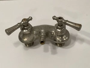 Antique Nickel Brass Faucet Sink Or Bathtub - Picture 1 of 10