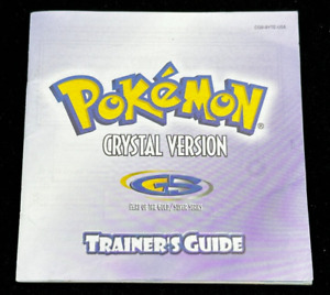 OEM Original Pokemon Crystal Nintendo Game Boy Color GBC Manual Booklet Guide
