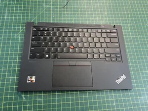 Lenovo Thinkpad T14S Gen 2 Palmrest Touchpad W/ Keyboard FA1VU000500 Grade A - Afbeelding 1 van 3