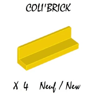 lego 30413 - 4x Panneau / Panel 1x4x1 - Jaune / Yellow - 15207 35255 43337 NEUF - Imagen 1 de 1