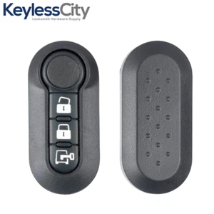 3-Button Flip Key Fits 2012-2016 Fiat 500L / RX2TRF198 2ADPXTRF198/ Marelli BCM - Picture 1 of 4