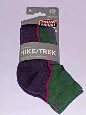 Darn Tough Hike/Trek Lightweight w/Cushion 1/4 Height Socks Women's LG 10 - 11.5 - Image 1 of 4