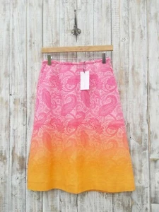 Jonathan Saunders Pink Ebury Degrade Jacquard Skirt - 36 UK: 8 XS - Picture 1 of 5