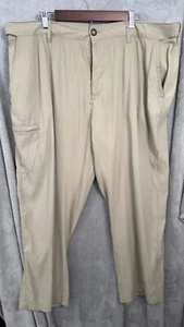 Pantalone chino UB Tech Comfort uomo 42x30 kaki nylon zip mosca 5 tasche vestibilità classica - Foto 1 di 7