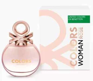 Benetton Colors Woman Rose Eau de Toilette for Women 2.7 Oz / 80ml New & Sealed - Picture 1 of 1