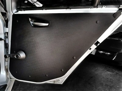 2 paneles de tarjeta puerta trasera RENAULT CLIO SPORT 172 182 MK2 negro mate ABS * Carrera * Foto 1 de 4