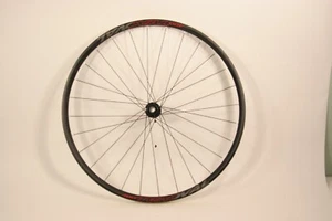 Oval 400 Disc 29" Tubeless Front Wheel Centerlock 100x15mm TA 28h Blk/Rd F61 - Picture 1 of 3