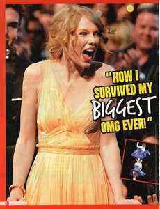 Pin-up Taylor Swift Reacción a ganar un premio 8" x 10" de la revista Teen - Imagen 1 de 1
