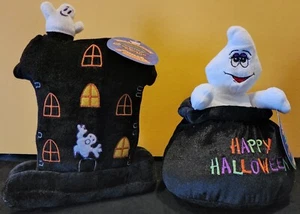 SUGAR LOAF CHILLS & THRILLS / HAPPY HALLOWEEN GHOSTS PLUSHIES GET BOTH NWTS 2011 - Picture 1 of 10
