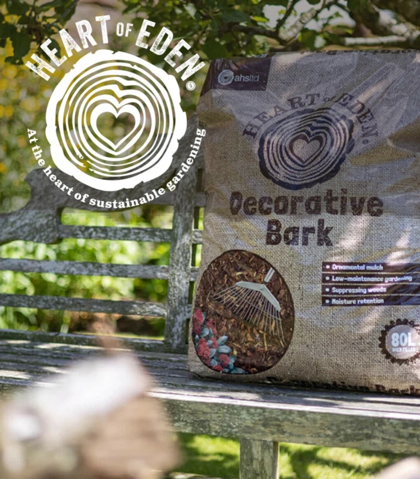 EVERGREEN Big 60Litres CHEAP Bag Bark Chip Landscape Bark Mulch Bark Chippings 60 Litres