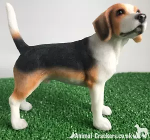 More details for beagle ornament leonardo lifelike figurine decoration dog lover quality gift box