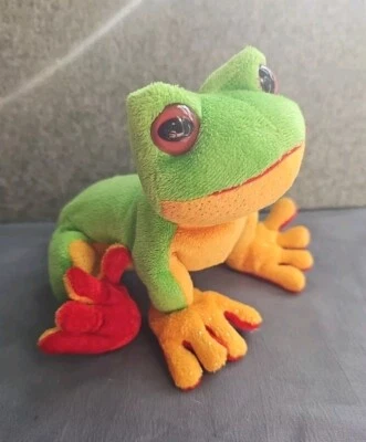 GANZ WEBKINZ LIL KINZ TREE FROG HS109 NO CODE Plush Stuffed  - Image 1 of 4