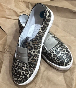 Zapatos para mujer Blowfish talla 10 marrón negro leopardo espuma cómoda ligeros - Imagen 1 de 7