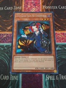 Yu-Gi-Oh! Tour Guide from the Underworld RA01-EN005 Secret Rare 1st Edition NM - Picture 1 of 4