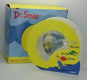 Dr. Seuss Fish Tank Double Sided One Fish Two Fish Lunar Classroom Container - Picture 1 of 5