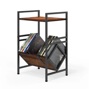 CD/VCD Storage Rack Tower Stand - Easy to Assemble - Great Value - Dark Walnut - Picture 1 of 7