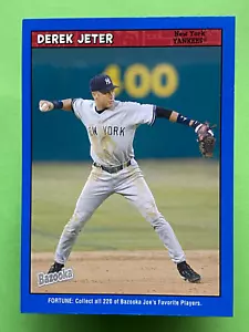 2006 Topps Bazooka Blue Fortunes Derek Jeter #5 - Picture 1 of 2
