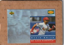 1995 Denny's Hologram Set Break Ozzie Smith St. Louis Cardinals #25 MINT