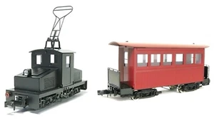 HOn30/HOe Scale Aru-Model Steeplecab Electric Locomotive & Passenger Car Kit H0e - Picture 1 of 24