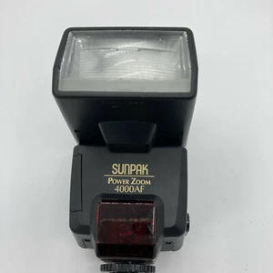 [Exc 5+] Sunpak Power Zoom 4000AF Bounce Auto LCD Flash from Japan #685 - Picture 1 of 9