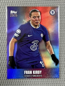 Fran Kirby /25 Topps Chelsea FC Parallel Card