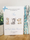 Personalised Congratulations New Baby Card For Parents Grandparents Son