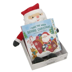 Hallmark 'Twas the Week Before Christmas Interactive Santa Plush and Story Book - Picture 1 of 8